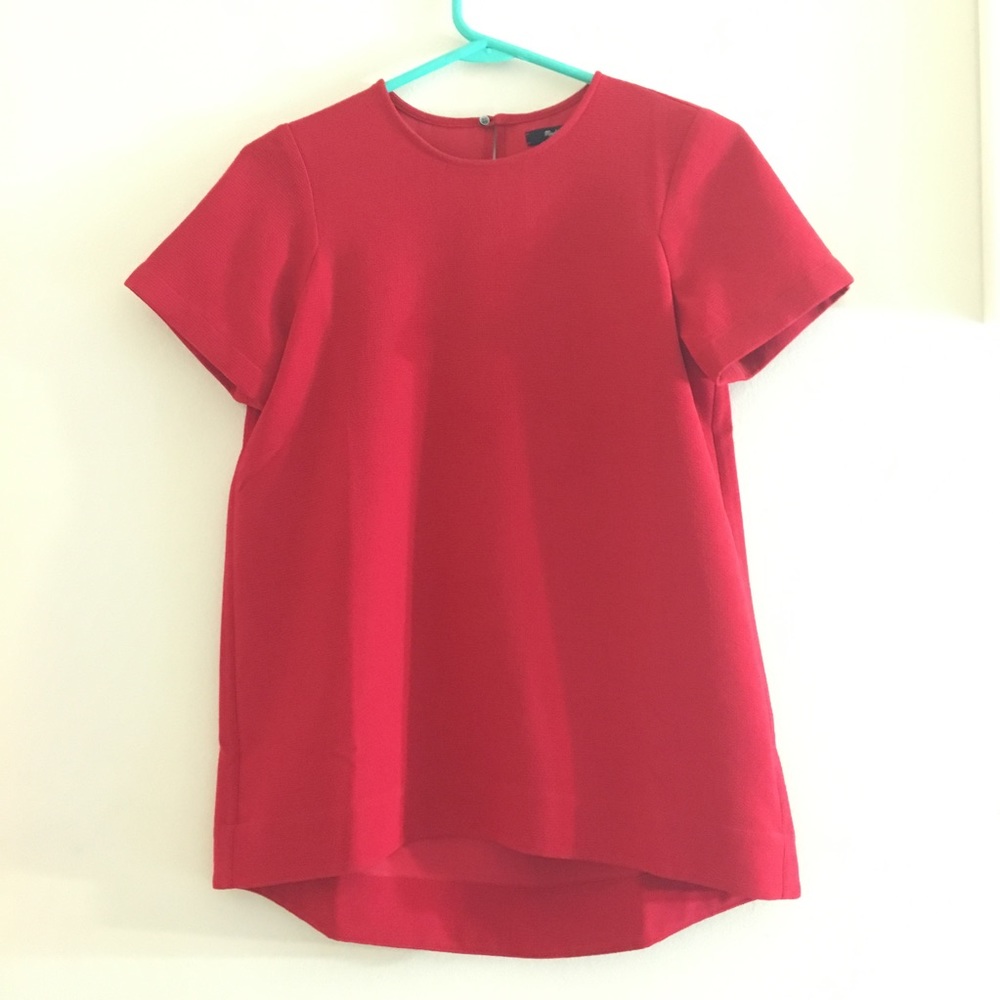 Madewell Short Sleeve Pleated Top